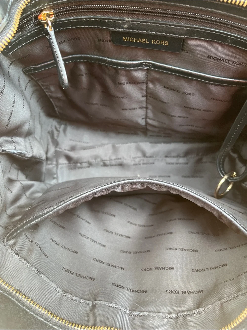 Michael Kors Whitney Black Pebbled Leather Tote